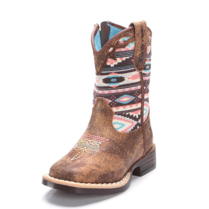 Girls "Magan" Aztec Boots
